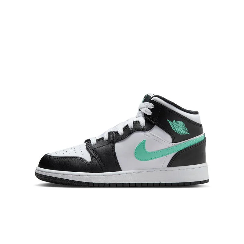 Air Jordan 1 Mid 'Green Glow' (GS)