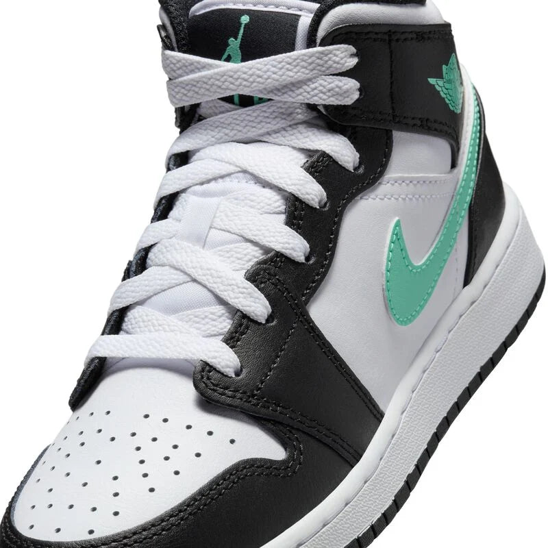 Air Jordan 1 Mid 'Green Glow' (GS)