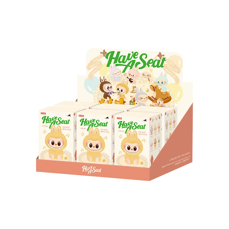 Pop Mart Labubu The Monsters Have a Seat Caja Sorpresa (Caja Completa, 6 piezas)